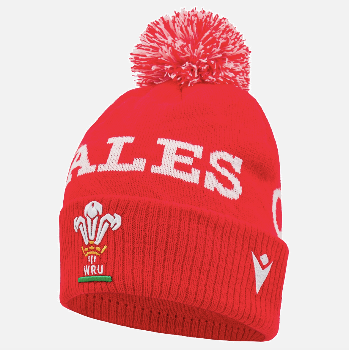welsh-rugby-2024-25-red-pathway-pom-pom-beanie Product Image