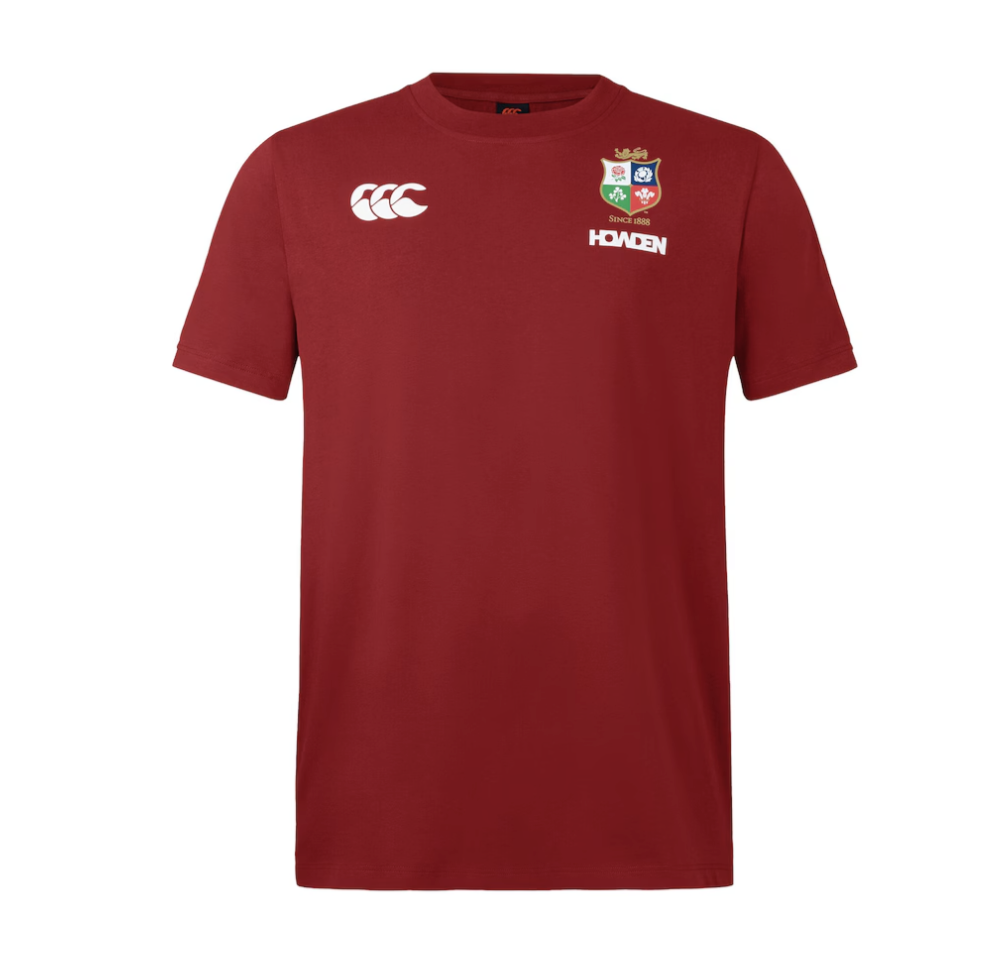 2025-british-irish-lions-cotton-tee-red Product Image